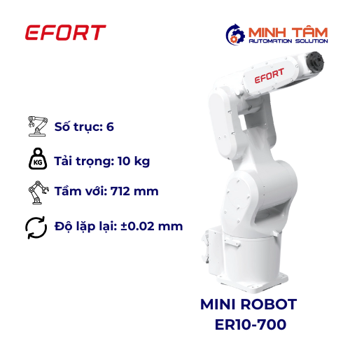 MINI ROBOT 6 TRỤC ER10-700