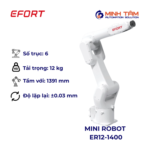 MINI ROBOT 6 TRỤC ER12-1400