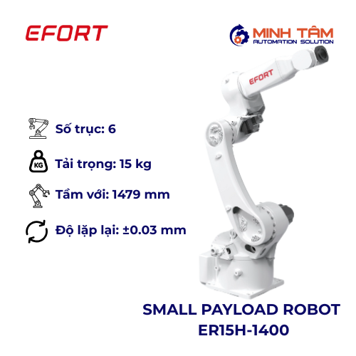 SMALL PAYLOAD ROBOT 6 TRỤC ER15H-1400