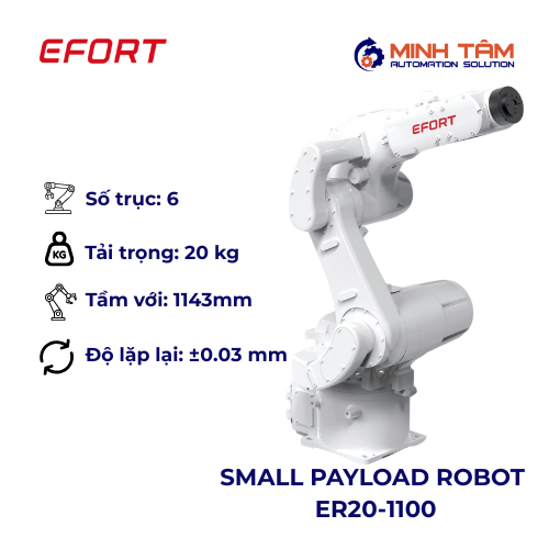 SMALL PAYLOAD ROBOT 6 TRỤC ER20-1100