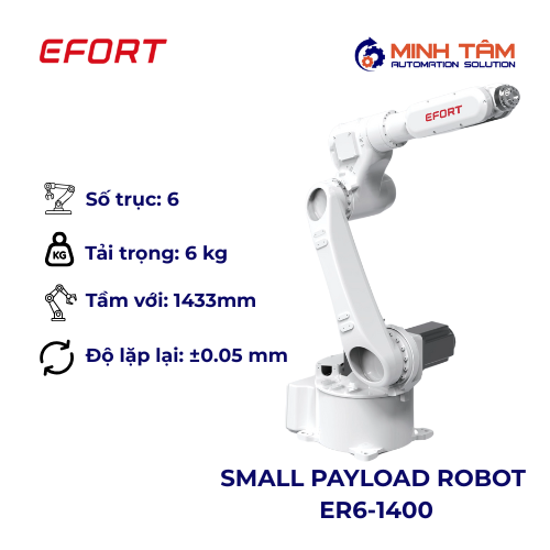 SMALL PAYLOAD ROBOT 6 TRỤC ER6-1400