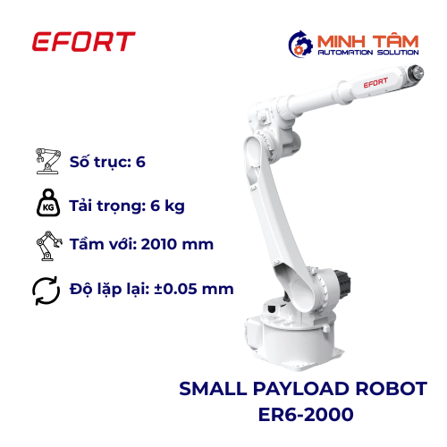 SMALL PAYLOAD ROBOT 6 TRỤC ER6-2000
